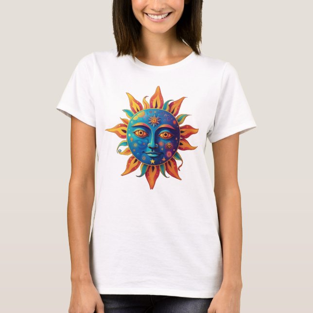Psychedelic Sun - T-Shirt (Front)