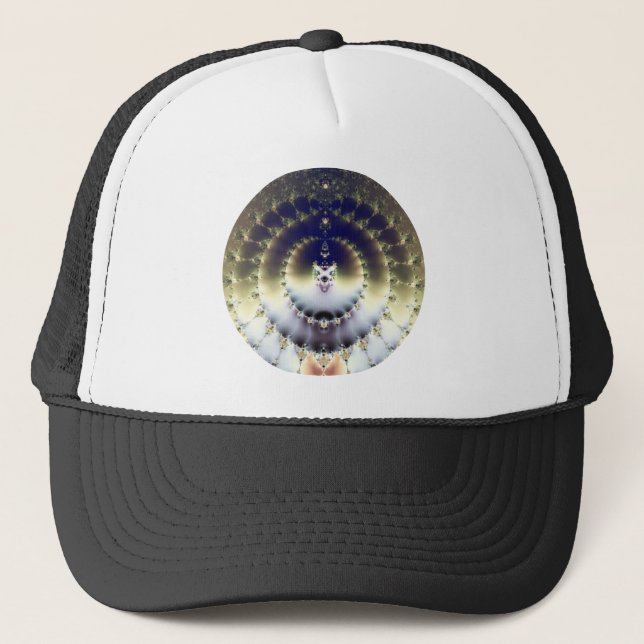 Psychedelic Sun Trucker Hat (Front)