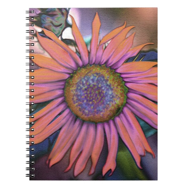 Psychedelic Sunflower Notebook (Front)