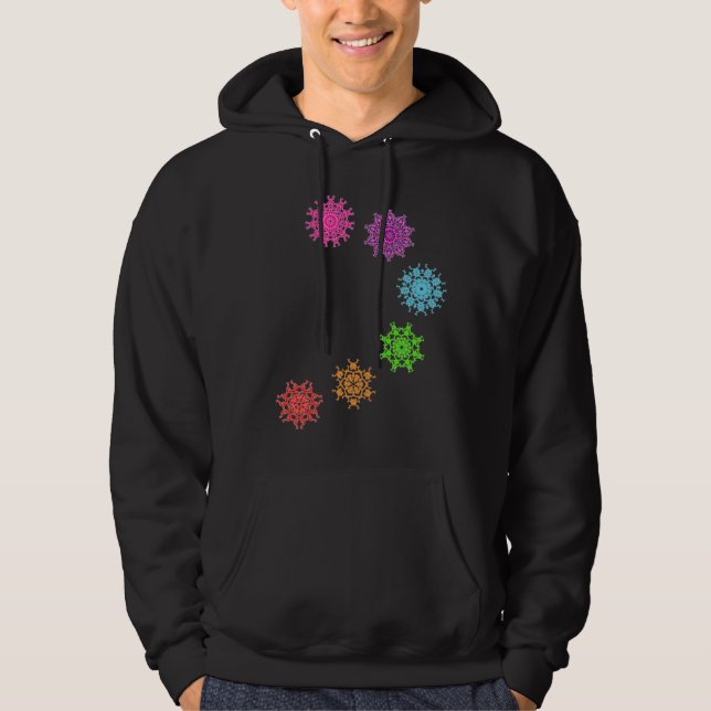 Psychedelic Sweatshirt will chakras (Front)