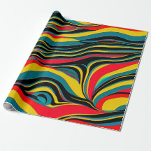 Psychedelic Swirl Gift Wrapping Paper