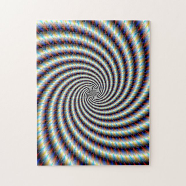 Psychedelic Swirl Jigsaw Puzzle (Vertical)