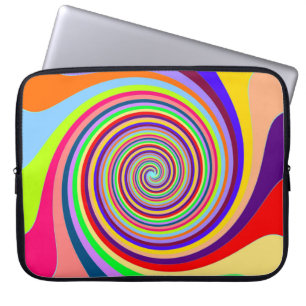 Psychedelic Swirl Laptop Computer Sleeve