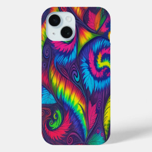 Psychedelic Swirl Rainbow Phone Case 