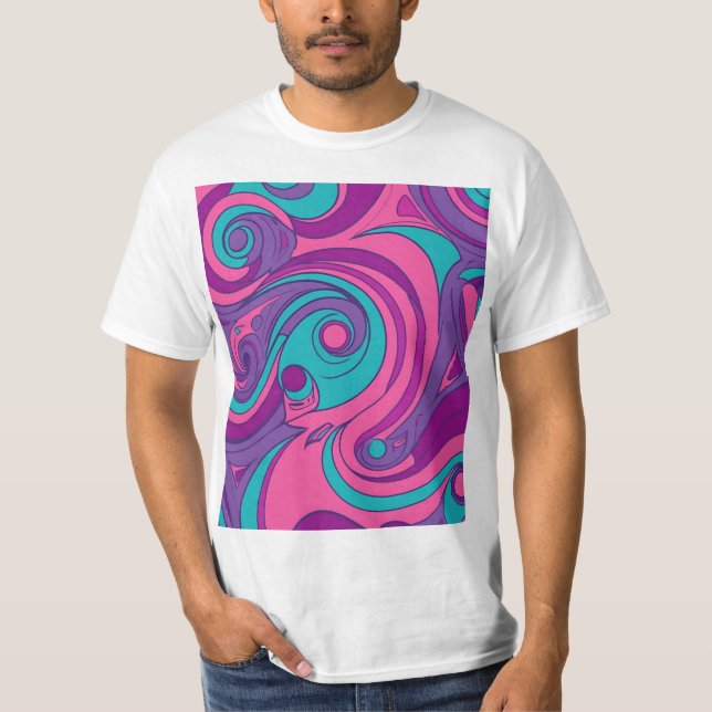  Psychedelic Swirl T-Shirt (Front)