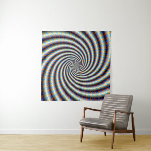 Psychedelic Swirl Tapestry