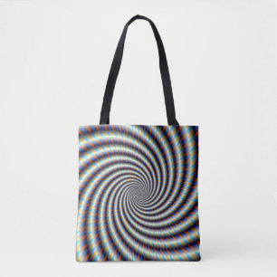 Psychedelic Swirl Tote Bag