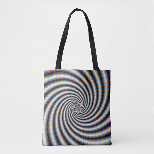 Psychedelic Swirl Tote Bag (Front)