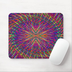 Psychedelic swirling Star...... Mouse Pad