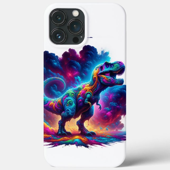 Psychedelic T. Rex Phone Case  (Back)
