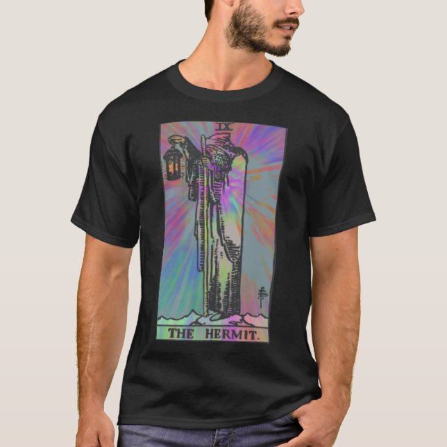 Psychedelic Tarot - The Hermit T-Shirt (Front)