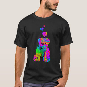 Psychedelic Teddy Bear Trippy Colourful Teddy with T-Shirt