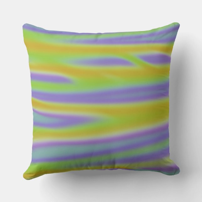Psychedelic throw pillow (Back)