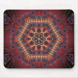 Psychedelic Tie-Dye Artwork: Mouse Pad