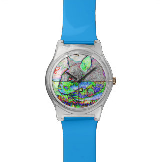 Psychedelic Time Travel Wombat Watch