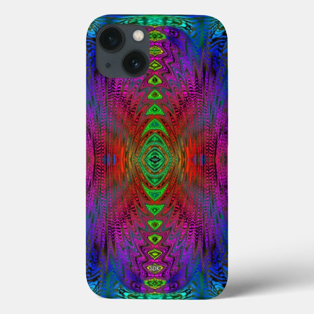 Psychedelic Time Warp by SD. Kelley Case-Mate iPhone Case (Back)