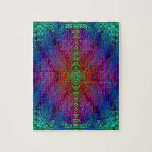 Psychedelic Time Warp by SD. Kelley Jigsaw Puzzle