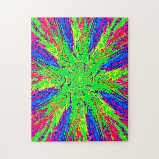 Psychedelic Times... Jigsaw Puzzle (Vertical)