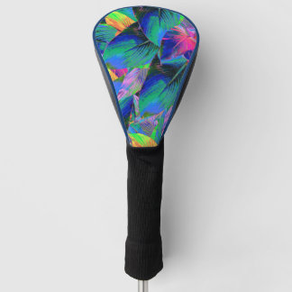 Psychedelic Tree Leaves Golf Head Cover