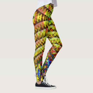 Psychedelic Tribal Sunshine V1 Leggings