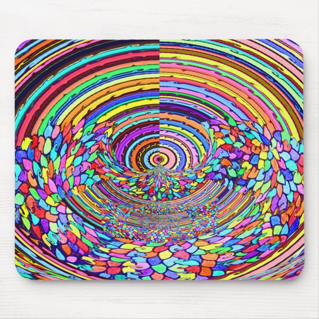 Psychedelic Trip Mouse Pad (Front)