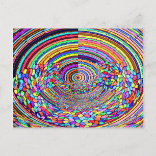 Psychedelic Trip Postcard
