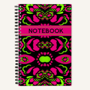 Psychedelic Trippy Colourful  Notebook