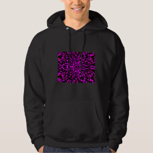 Psychedelic Trippy Purple Pattern Colourful Hoodie