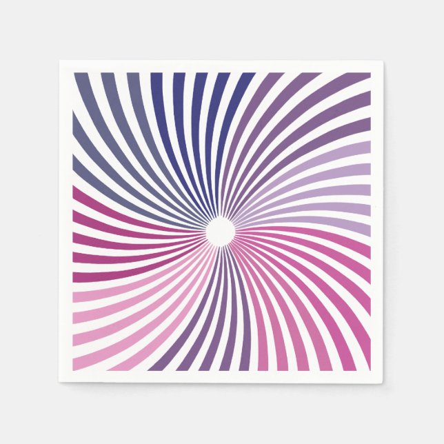 Psychedelic Twirl  Napkin (Front)