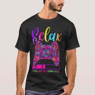 Psychedelic Video Gaming Meme Loading Screen Video T-Shirt