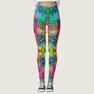 Psychedelic Vintage Kaleidoscope Leggings