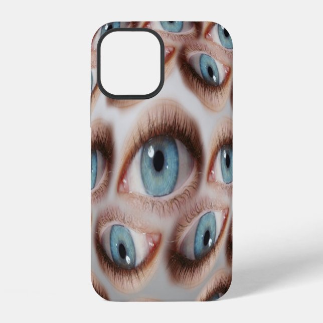 Psychedelic Vision: Abstract Eye Illusion iPhone Case (Back)