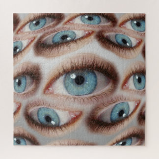 Psychedelic Vision: Abstract Eye Illusion Jigsaw Puzzle
