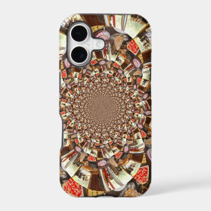 Psychedelic Vision Earthy Brown Hues Abstract