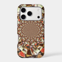 Psychedelic Vision | Earthy Brown Hues Abstract 