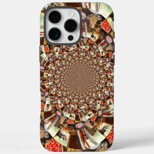 Psychedelic Vision   Earthy Brown Hues Abstract  iPhone 16 Pro Max Case