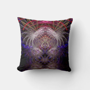 Psychedelic Visionary Chaos American MoJo Pillow
