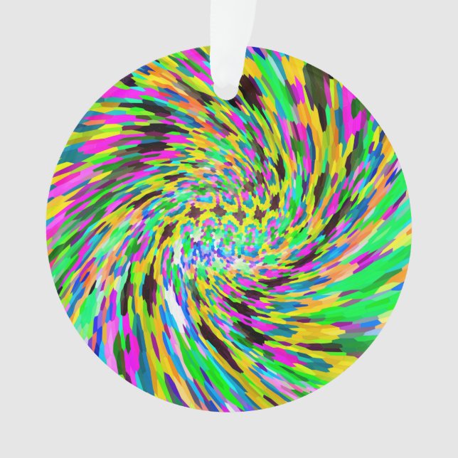 Psychedelic vortex ornament (Front)