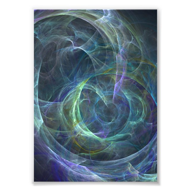 Psychedelic Vortex Photo Print (Front)