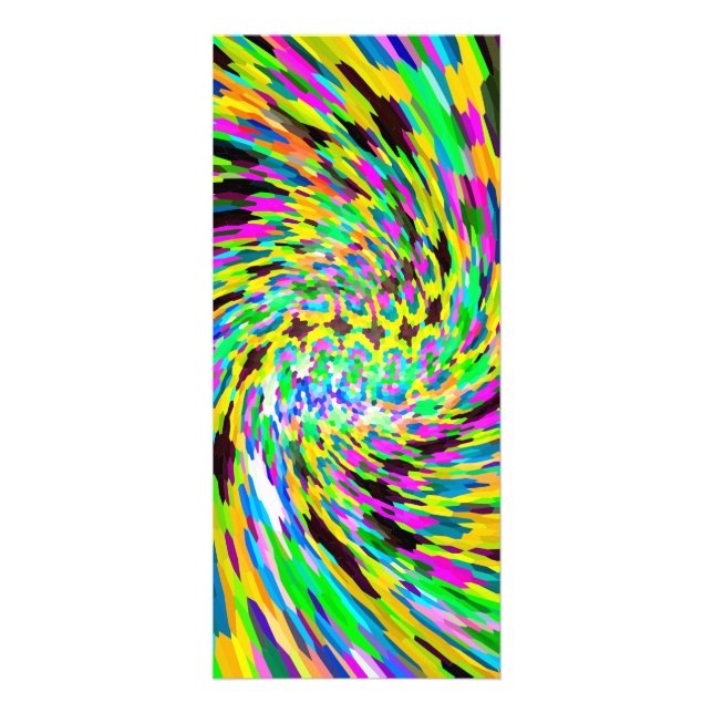 Psychedelic vortex rack card (Front)