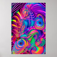 Psychedelic Wall Art Posters are Groovy Man!