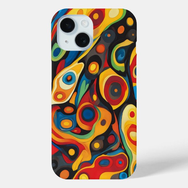 Psychedelic Warm Colours Case-Mate iPhone Case (Back)