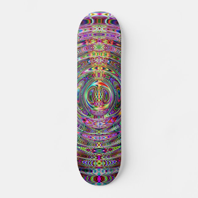 Psychedelic Waves Skateboard (Front)