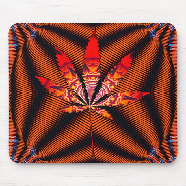 Psychedelic Wild moments... Mouse Pad (Front)