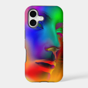 Psychedelic Woman Face