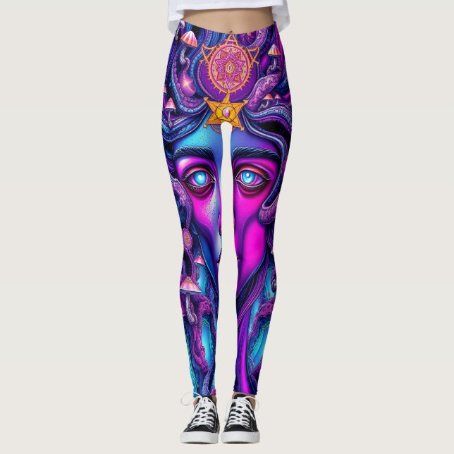 Psychedelic Women’s Leggings  (Front)