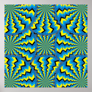 Optical Illusions Posters & Photo Prints | Zazzle AU