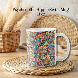 Psychedellic Hippie Swirl Mug