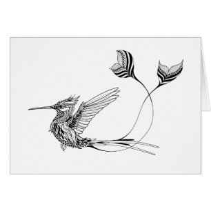 Psychedlic Bird Tattoo