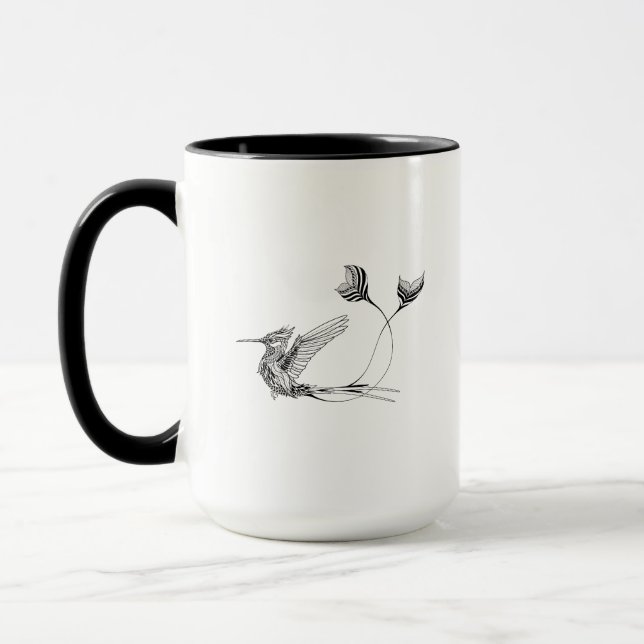 Psychedlic Bird Tattoo Mug (Left)